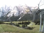Archived image Webcam Ehrwald - Top station chairlift &#34;Gaistal&#34; 05:00