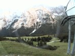 Archived image Webcam Ehrwald - Top station chairlift &#34;Gaistal&#34; 19:00