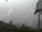 Archiv Foto Webcam Ehrwalder Alm - Bergstation Sesselbahn Gaistal 19:00