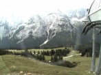 Archived image Webcam Ehrwald - Top station chairlift &#34;Gaistal&#34; 09:00