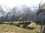 Archived image Webcam Ehrwald - Top station chairlift &#34;Gaistal&#34; 13:00