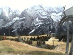 Archiv Foto Webcam Ehrwalder Alm - Bergstation Sesselbahn Gaistal 13:00