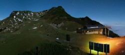 Archived image Webcam Top station of Reckmoos chairlift 01:00
