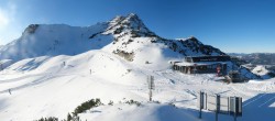 Archived image Webcam Top station of Reckmoos chairlift 13:00