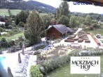 Archived image Webcam The hotel Molzbachhof in Kirchberg am Wechsel 13:00