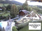 Archived image Webcam The hotel Molzbachhof in Kirchberg am Wechsel 19:00