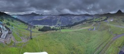 Archived image Webcam Panoramic View Damüls – Top station Uga Express 05:00