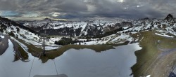 Archiv Foto Webcam Panoramakamera Damüls – Bergstation Uga Express 15:00