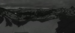 Archiv Foto Webcam Panoramakamera Damüls – Bergstation Uga Express 19:00