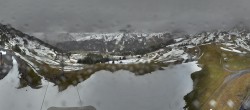 Archived image Webcam Panoramic View Damüls – Top station Uga Express 09:00