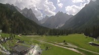 Archiv Foto Webcam Dolomitenhof Sexten - Blick auf die Langlaufloipe 13:00
