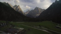 Archiv Foto Webcam Dolomitenhof Sexten - Blick auf die Langlaufloipe 17:00