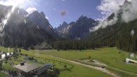 Archived image Webcam Dolomitenhof Sexten - Cross-Country Skiing Trail 09:00