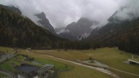 Archiv Foto Webcam Dolomitenhof Sexten - Blick auf die Langlaufloipe 09:00