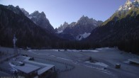 Archived image Webcam Dolomitenhof Sexten - Cross-Country Skiing Trail 07:00