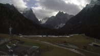 Archived image Webcam Dolomitenhof Sexten - Cross-Country Skiing Trail 12:00