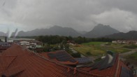Archiv Foto Webcam Füssen: Hotel Sommer im Allgäu 15:00