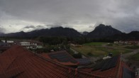 Archiv Foto Webcam Füssen: Hotel Sommer im Allgäu 17:00