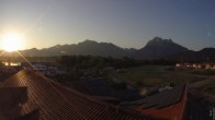 Archiv Foto Webcam Füssen: Hotel Sommer im Allgäu 05:00