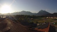 Archiv Foto Webcam Füssen: Hotel Sommer im Allgäu 06:00