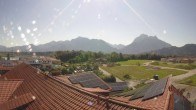 Archiv Foto Webcam Füssen: Hotel Sommer im Allgäu 09:00