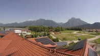 Archiv Foto Webcam Füssen: Hotel Sommer im Allgäu 13:00