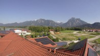 Archiv Foto Webcam Füssen: Hotel Sommer im Allgäu 15:00