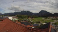 Archiv Foto Webcam Füssen: Hotel Sommer im Allgäu 15:00