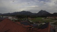 Archiv Foto Webcam Füssen: Hotel Sommer im Allgäu 17:00