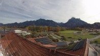 Archiv Foto Webcam Füssen: Hotel Sommer im Allgäu 12:00