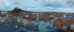 Archived image Webcam View from the town hall in Graz 15:00