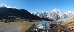 Archiv Foto Webcam Skigebiet Sulden: Panoramakamera Madritschhütte 08:00