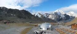 Archiv Foto Webcam Skigebiet Sulden: Panoramakamera Madritschhütte 08:00