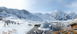 Archiv Foto Webcam Skigebiet Sulden: Panoramakamera Madritschhütte 09:00