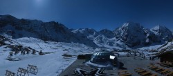 Archiv Foto Webcam Skigebiet Sulden: Panoramakamera Madritschhütte 19:00