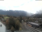 Archived image Webcam Train station Puchberg - view to the Schneeberg 13:00