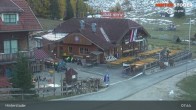 Archiv Foto Webcam Hinterstoder: Hössbahn Bergstation 07:00