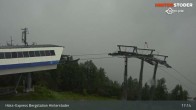 Archiv Foto Webcam Hinterstoder: Höss-Express Bergstation 16:00