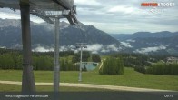 Archiv Foto Webcam Hinterstoder: Bergstation Hirschkogelbahn 08:00