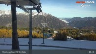 Archiv Foto Webcam Hinterstoder: Bergstation Hirschkogelbahn 08:00