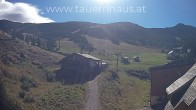 Archived image Webcam Planneralm: View Tauern House 09:00