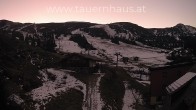 Archived image Webcam Planneralm: View Tauern House 05:00