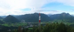 Archived image Webcam Altaussee - Lookout Tower Tressensteinwarte 08:00