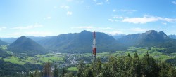 Archived image Webcam Altaussee - Lookout Tower Tressensteinwarte 11:00