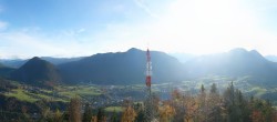 Archived image Webcam Altaussee - Lookout Tower Tressensteinwarte 15:00