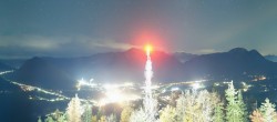 Archived image Webcam Altaussee - Lookout Tower Tressensteinwarte 19:00