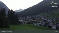 Archiv Foto Webcam Oberlech am Arlberg: Blick vom Flühenlift 02:00