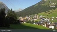 Archiv Foto Webcam Oberlech am Arlberg: Blick vom Flühenlift 08:00