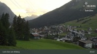 Archiv Foto Webcam Oberlech am Arlberg: Blick vom Flühenlift 20:00