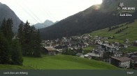Archiv Foto Webcam Oberlech am Arlberg: Blick vom Flühenlift 18:00